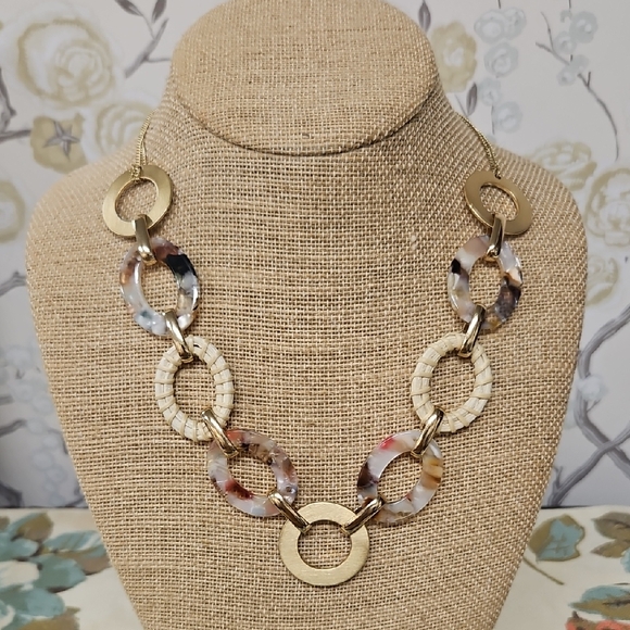 LOFT Jewelry - LOFT Gold and Cream Statement Necklace